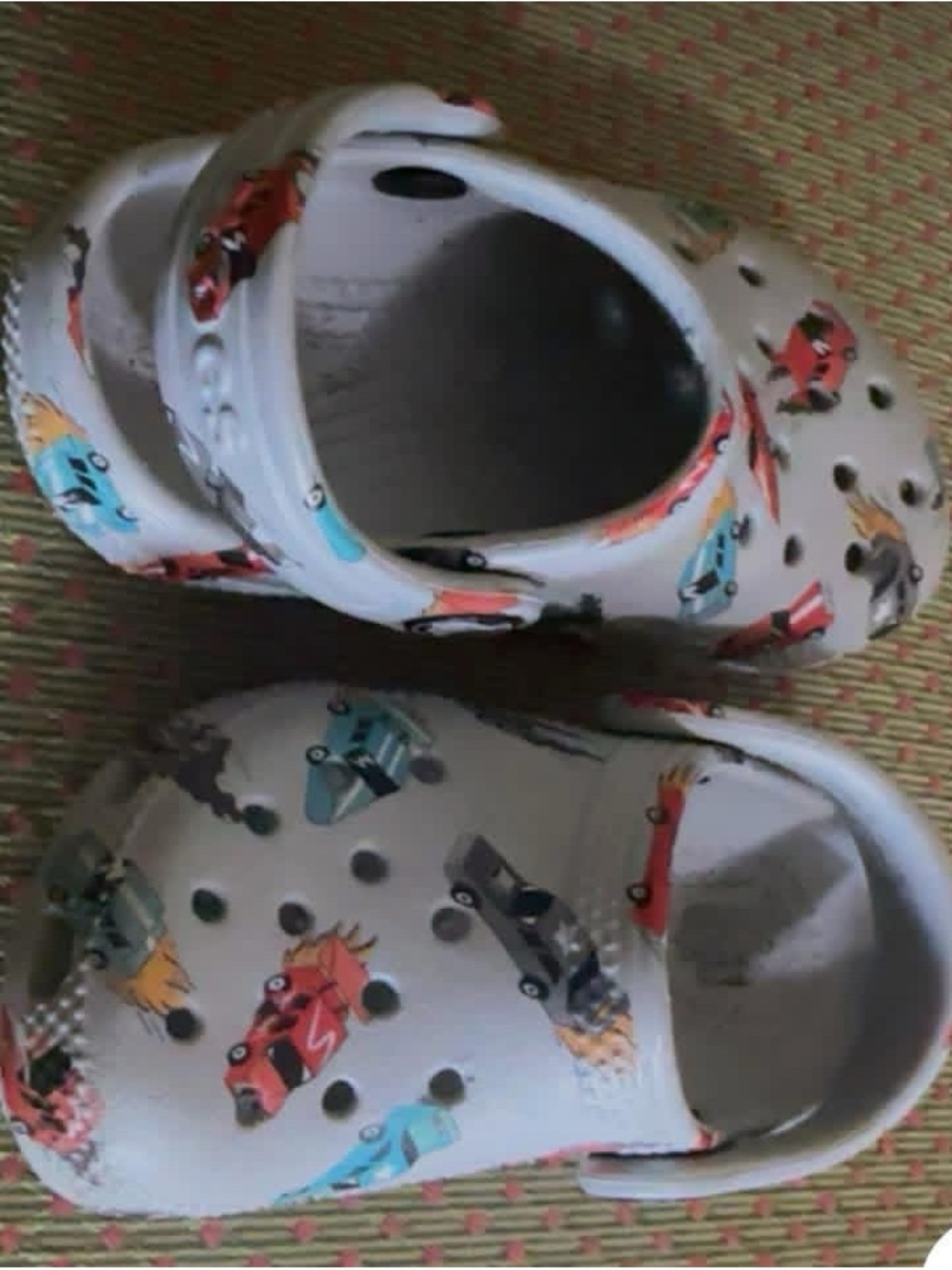 Kids Colorful Race Car crocs